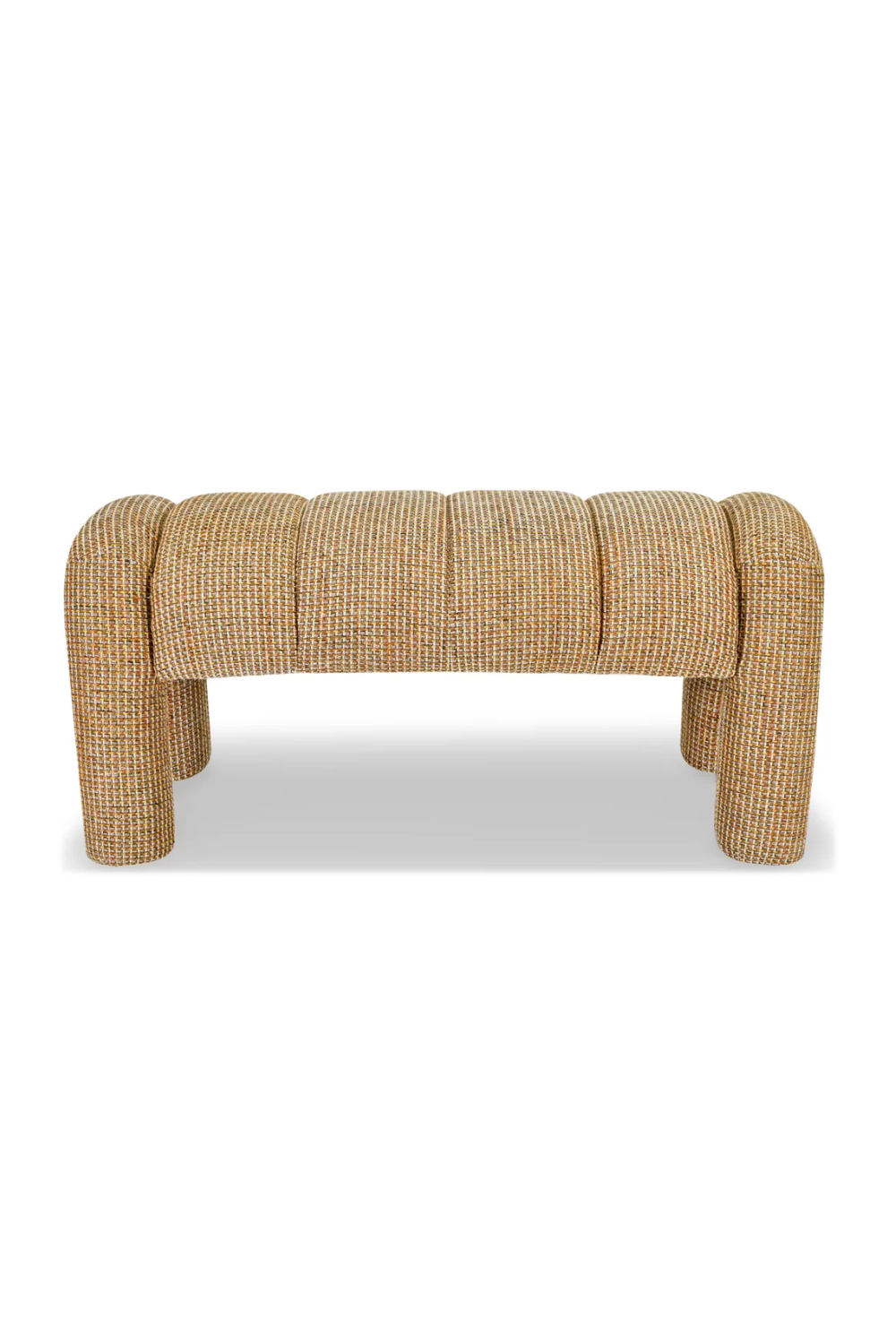 Yellow Tweed Bench | NV Gallery Leho | Oroa.com