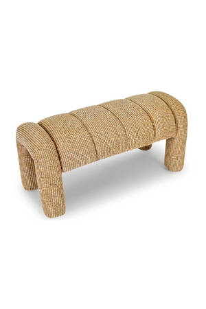 Yellow Tweed Bench | NV Gallery Leho | Oroa.com