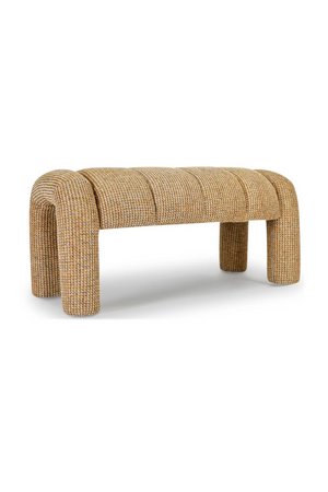 Yellow Tweed Bench | NV Gallery Leho | Oroa.com
