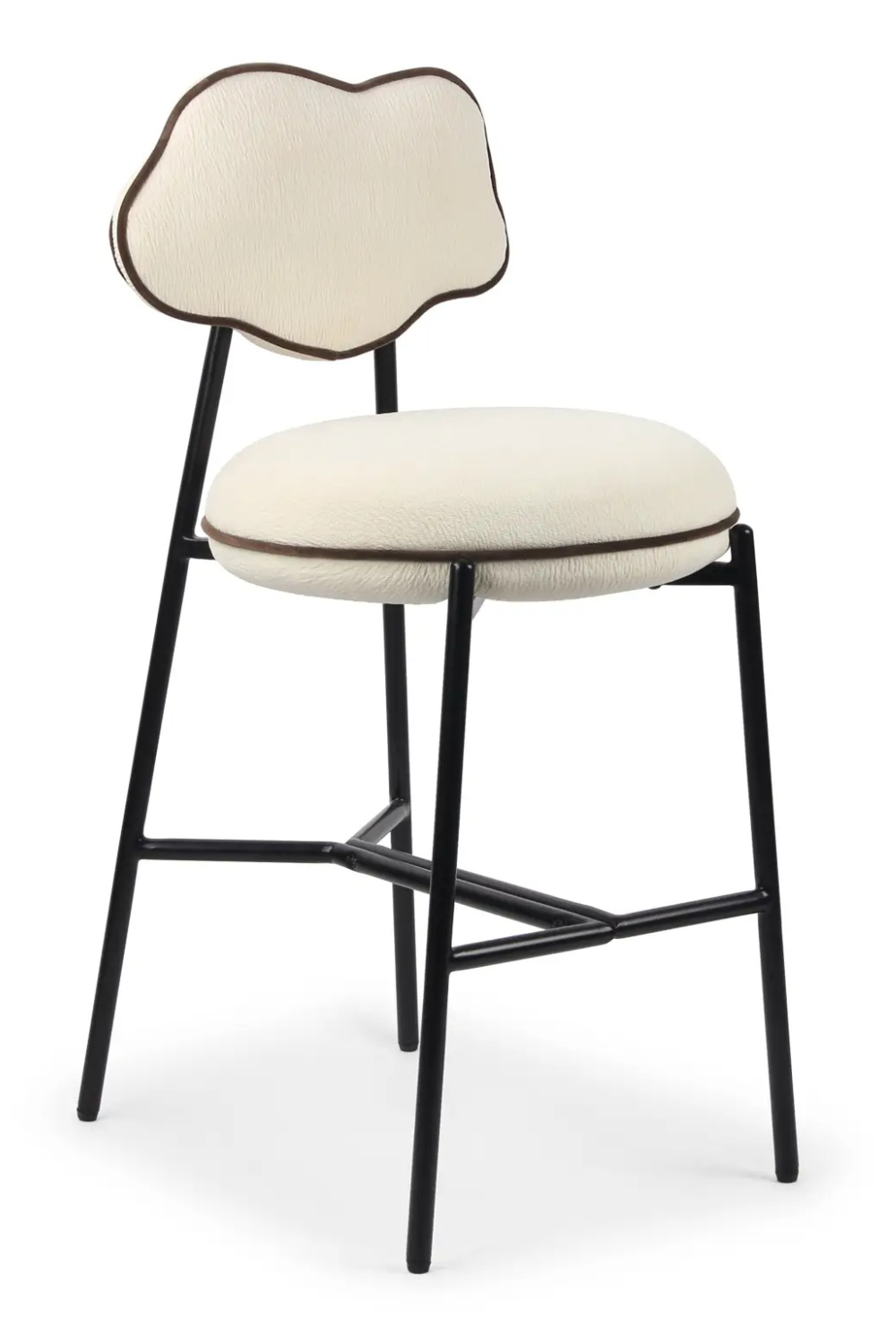 Organic-Shaped Back Bar Stool | NV Gallery Arty | Oroa.com