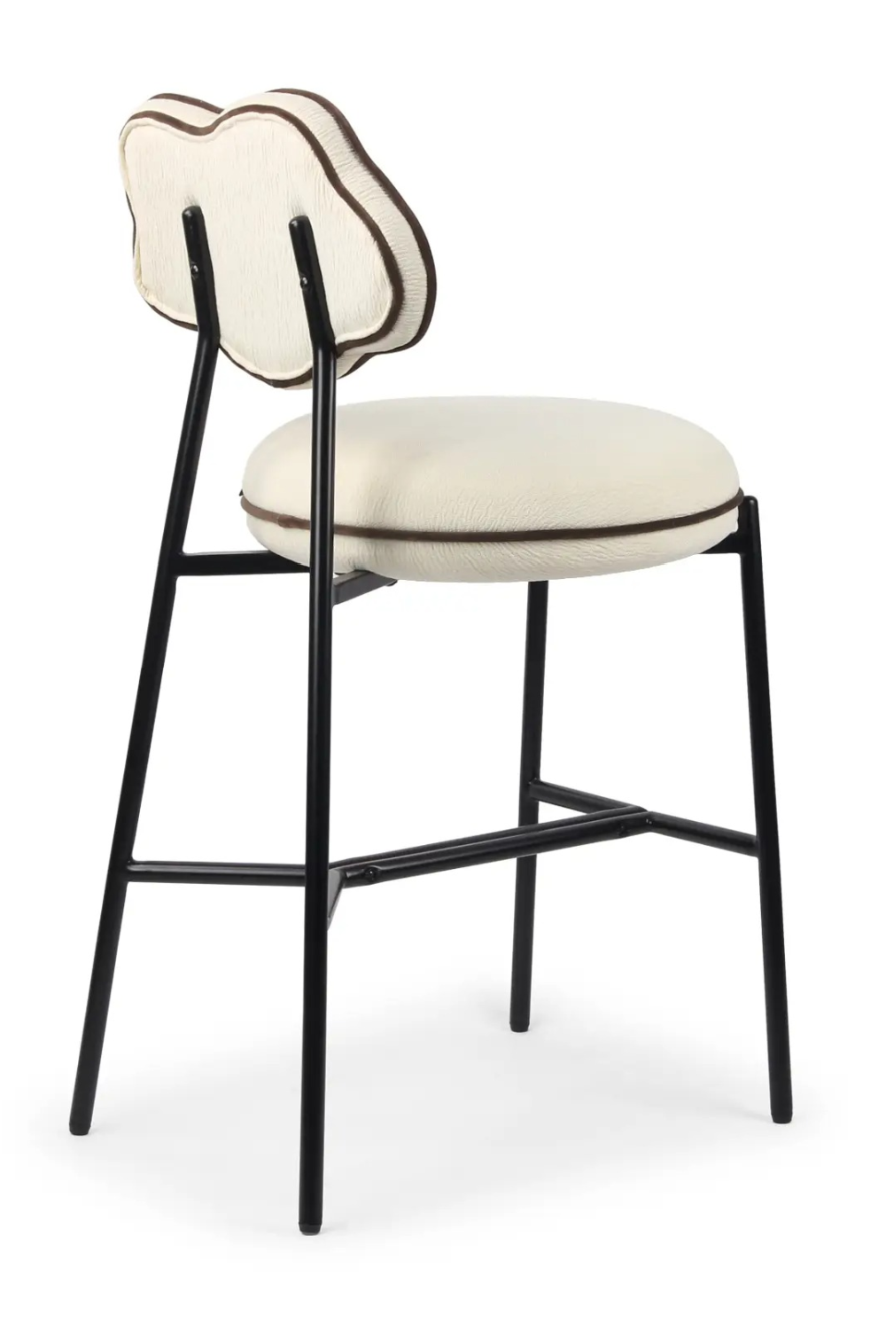 Organic-Shaped Back Bar Stool | NV Gallery Arty | Oroa.com