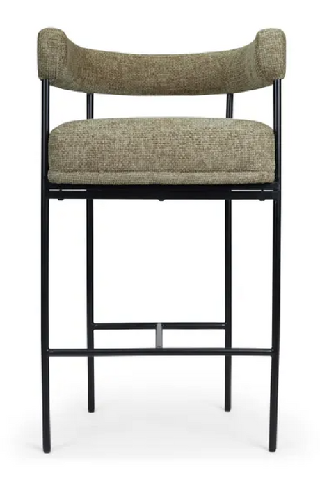 Metal Framed Curved Bar Stool | NV Gallery Arcade | Oroa.com