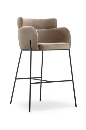 Layered Curve Back Counter Stool | NV Gallery Baron | Oroa.com