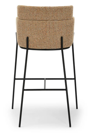 Yellow Tweed Bar Stool | NV Gallery Baron | Oroatrade.com