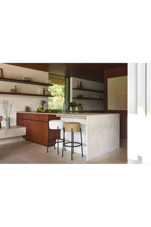 Round Seat Bar Stool | NV Gallery Bismi | Oroa.com