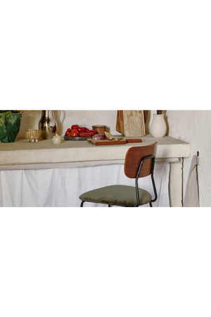 Wooden Back Bar Stool | NV Gallery Eero | Oroa.com