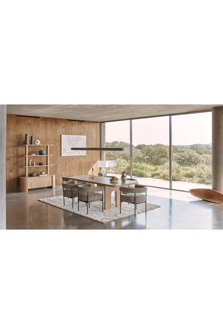 Metal Framed Curved Dining Chair | NV Gallery Arcade | Oroa.com