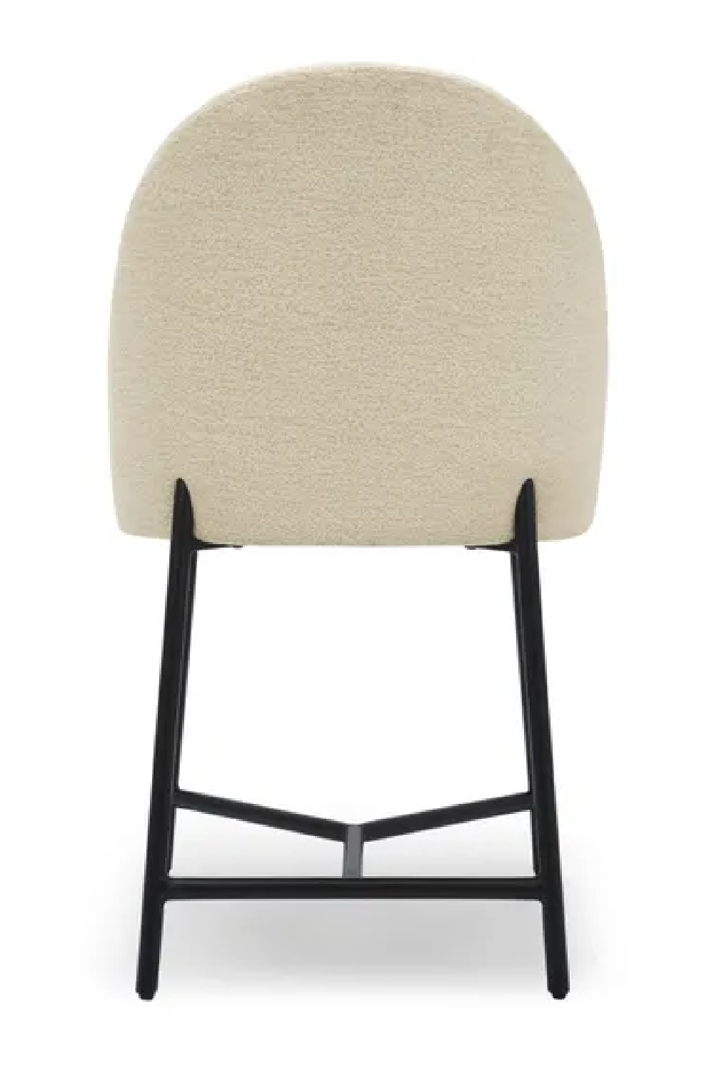 White Bouclé Dining Chair | NV Gallery Bane | Oroa.com