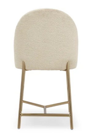 White Bouclé Dining Chair | NV Gallery Bane | Oroa.com