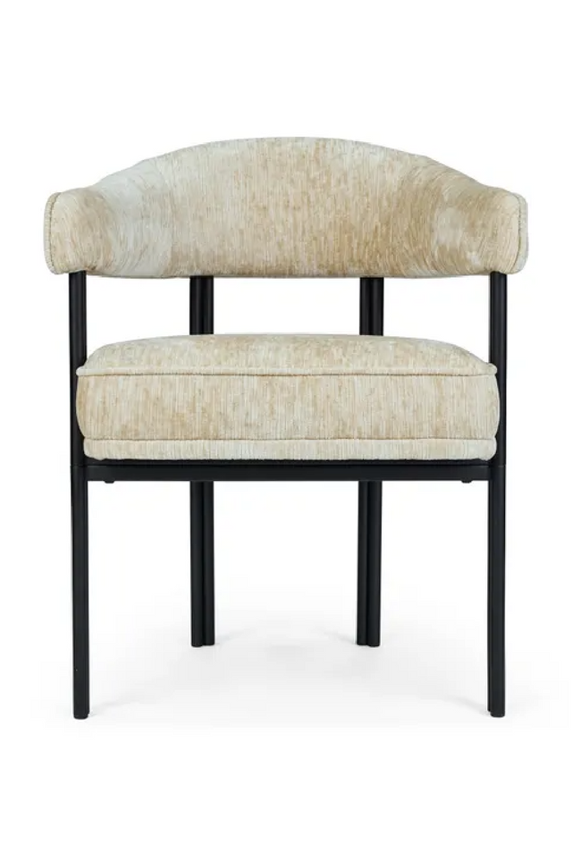 Satin Beige Dining Chair | NV Gallery Iris | Oroa.com