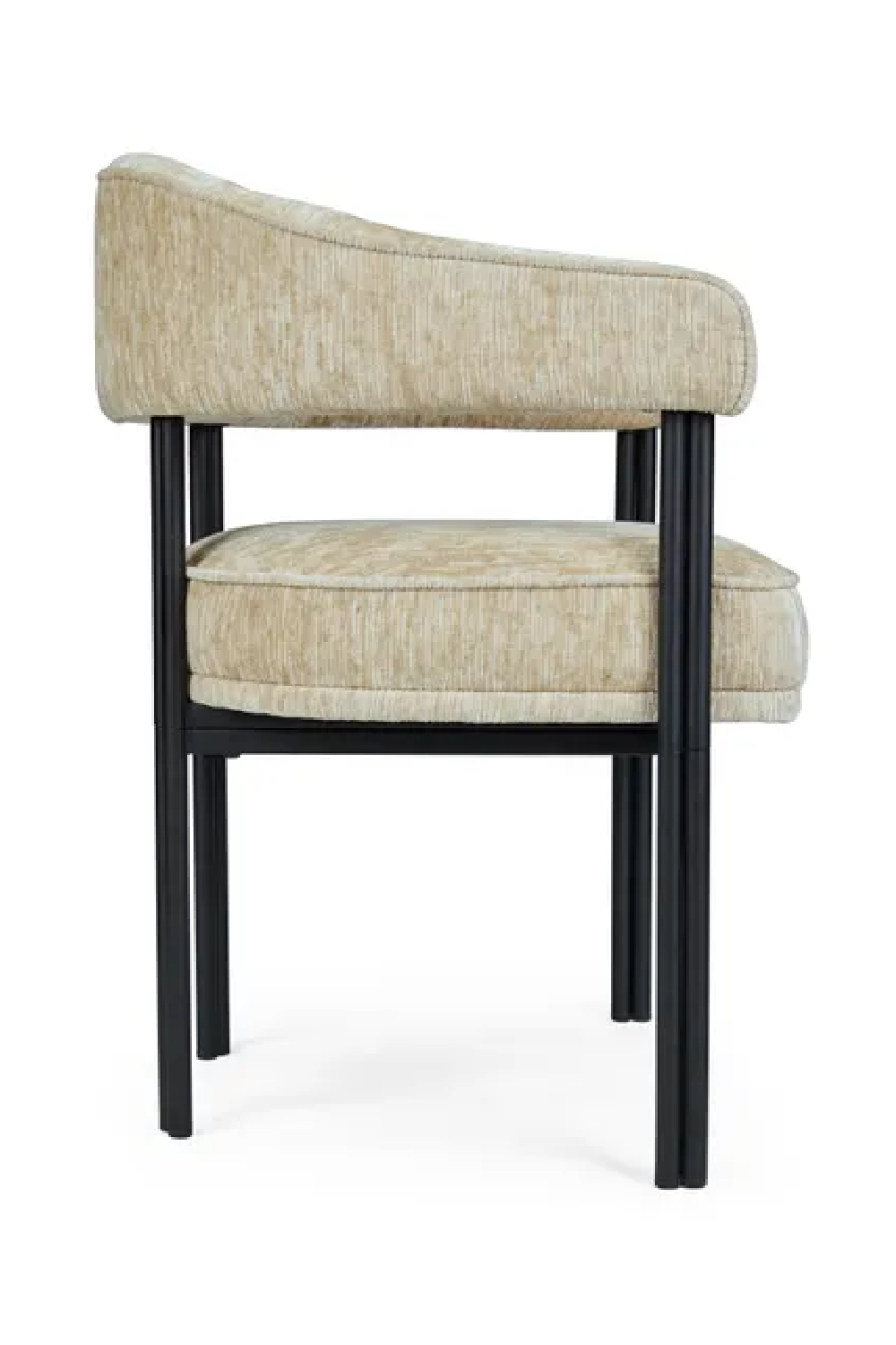 Satin Beige Dining Chair | NV Gallery Iris | Oroa.com