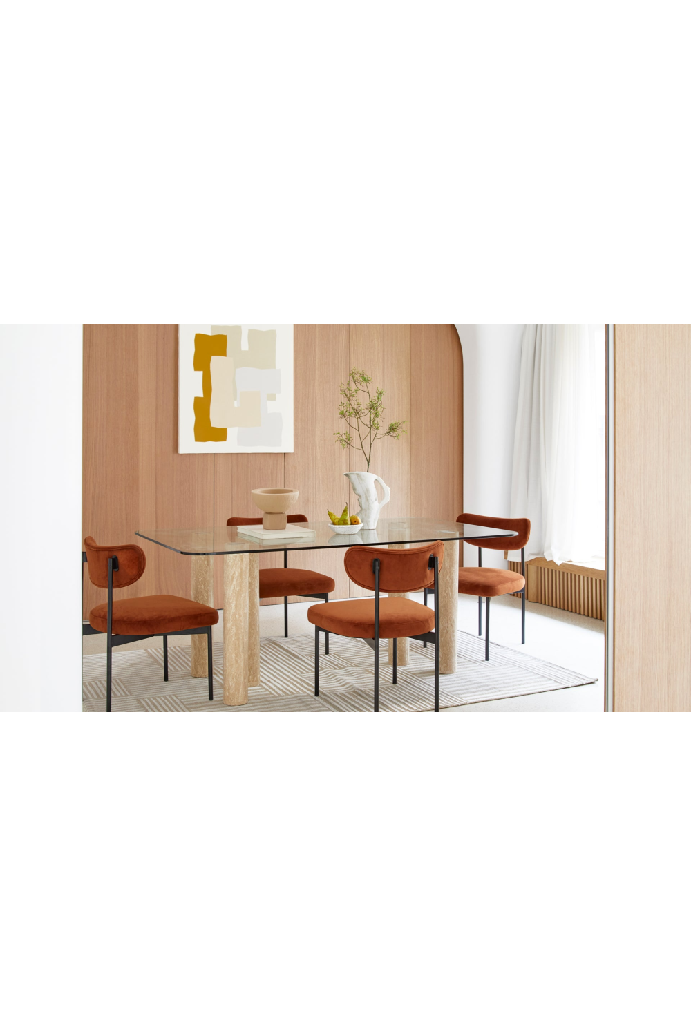 Curved Back Dining Chair | NV Gallery Jasper | Oroa.com