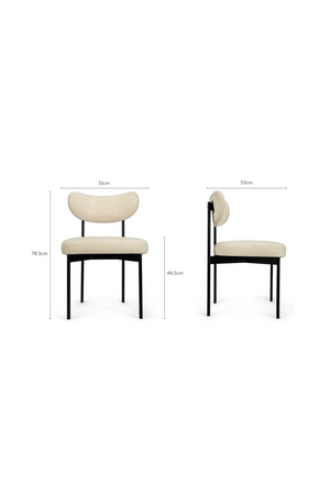 Curved Back Dining Chair | NV Gallery Jasper | Oroa.com