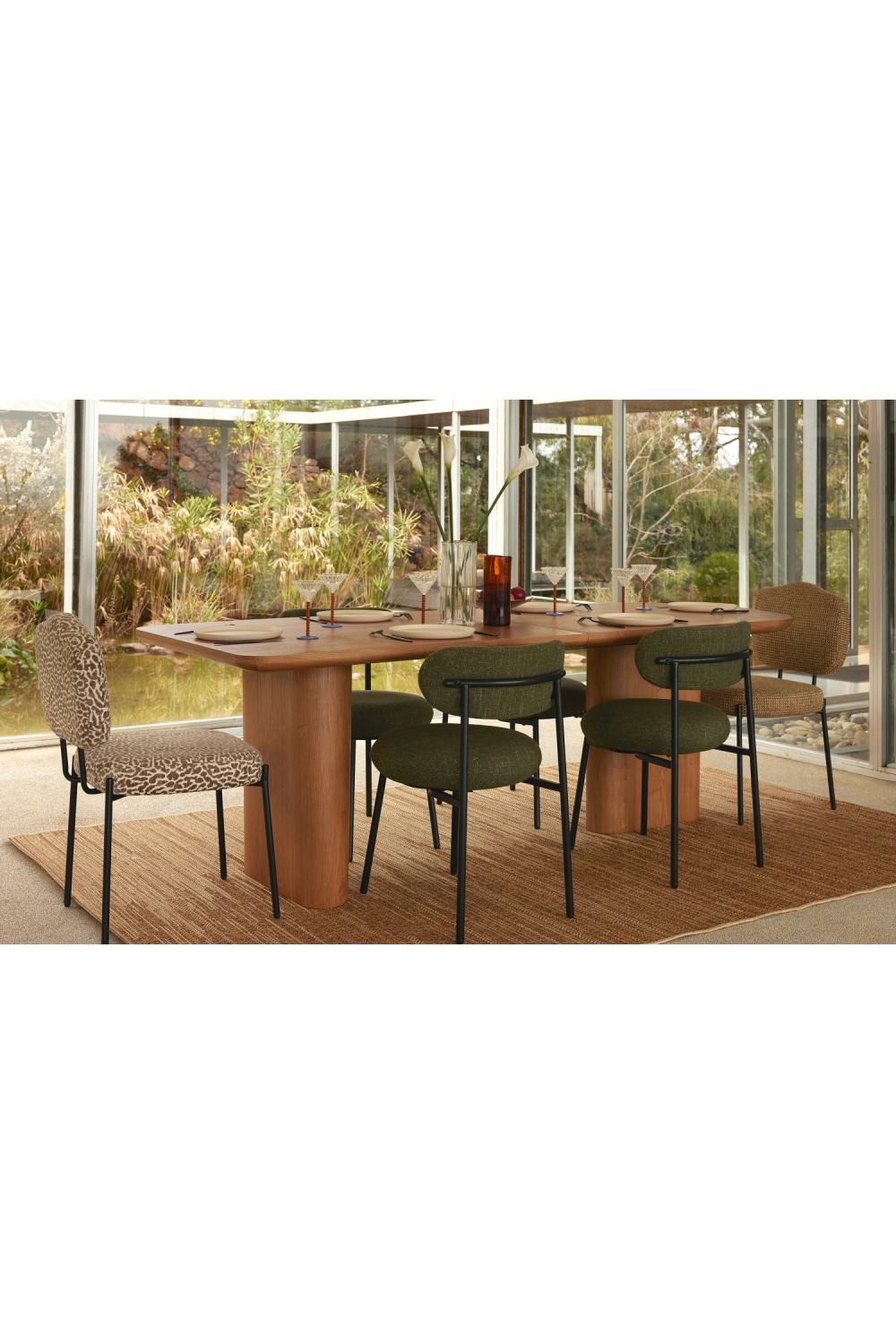 Tweed Upholstered Side Chair | NV Gallery Maia | Oroa.com