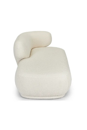 Ecru Bouclé Chaise Lounge | NV Gallery Giulia | Oroa.com