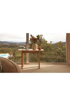 Travertine Top Console Table | NV Gallery Danbury | Oroa.com