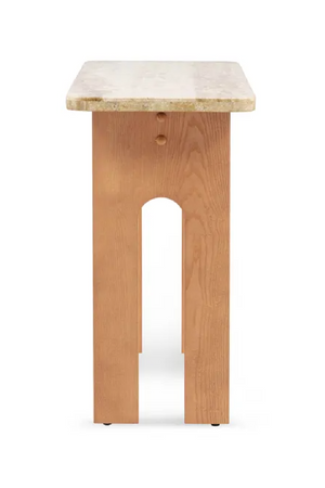 Travertine Top Console Table | NV Gallery Danbury | Oroa.com