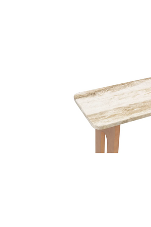 Travertine Top Console Table | NV Gallery Danbury | Oroa.com