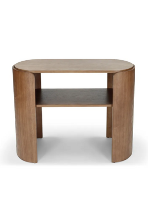 Wooden Oval Console Table | NV Gallery Elipse | Oroa.com