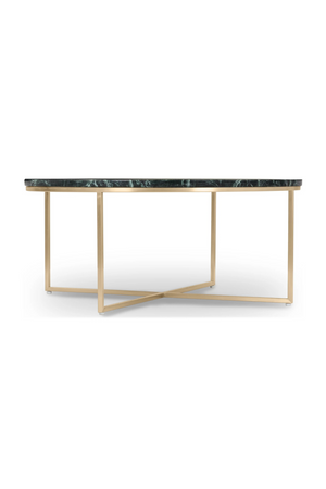 Gold Cross Base Coffee Table | NV Gallery Giselle | Oroa.com