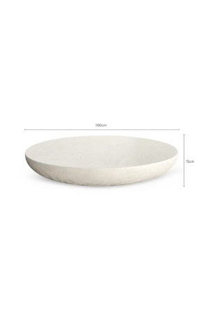 Ecru Fiberglass Coffee Table | NV Gallery Eivissa | Oroa.com