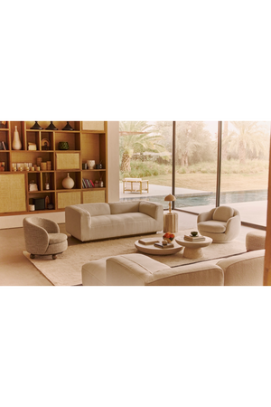 Ecru Fiberglass Coffee Table | NV Gallery Eivissa | Oroa.com