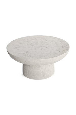 Round Fiberglass Coffee Table | OROA Gallery Esvedra | Oroa.com