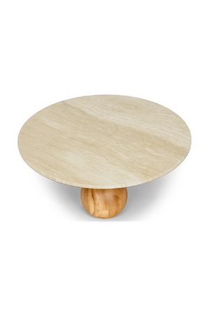 Wooden Sphere Legs Coffee Table | NV Gallery Gina | Oroa.com