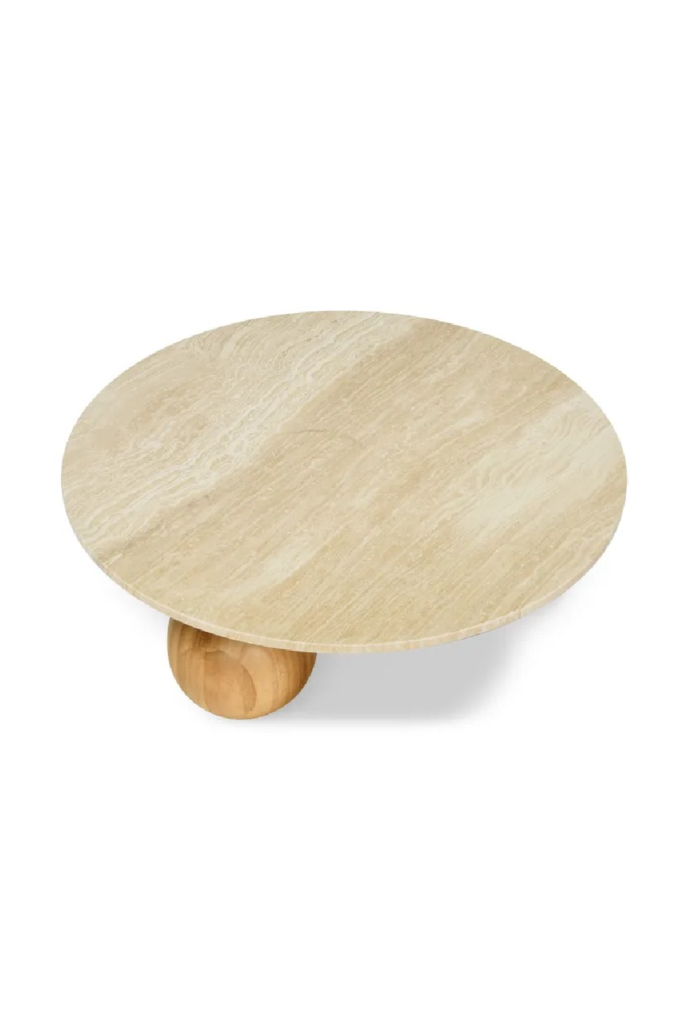Wooden Sphere Legs Coffee Table | NV Gallery Gina | Oroa.com