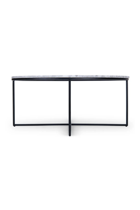 Black Cross Base Coffee Table | NV Gallery Giselle | OROA.com