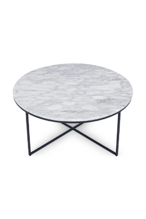 Black Cross Base Coffee Table | NV Gallery Giselle | OROA.com