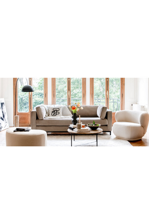 Black Cross Base Coffee Table | NV Gallery Giselle | OROA.com