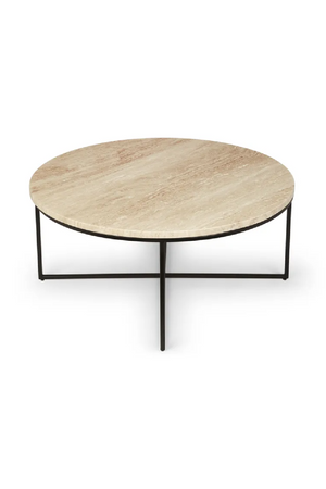 Black Cross Base Coffee Table | NV Gallery Giselle | OROA.com