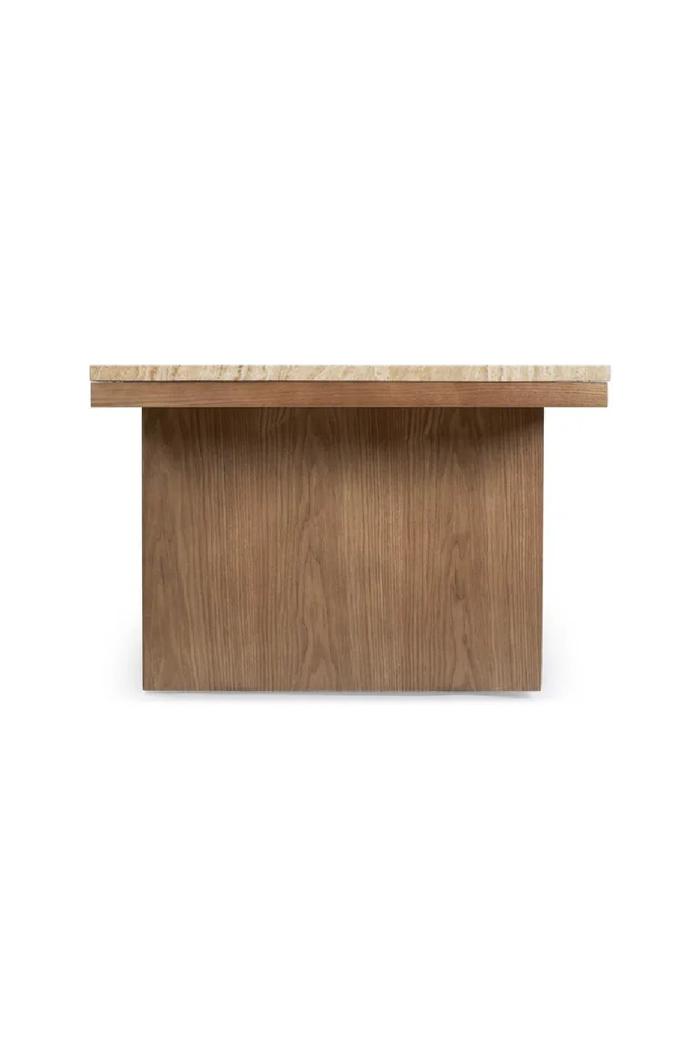 Travertine Asymmetrical Coffee Table | NV Gallery Highland | Oroa.com