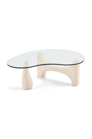 Curved Glass Coffee Table | NV Gallery Orwell | Oroa.com