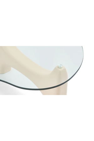 Curved Glass Coffee Table | NV Gallery Orwell | Oroa.com
