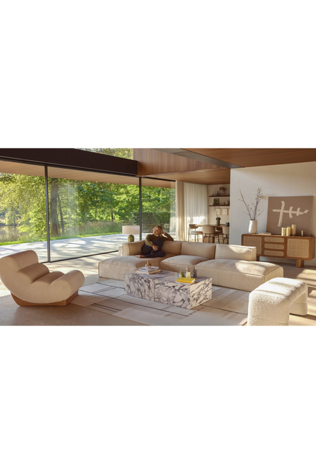 Minimalist Right Corner Sofa L | NV Gallery Auster | Oroa.com