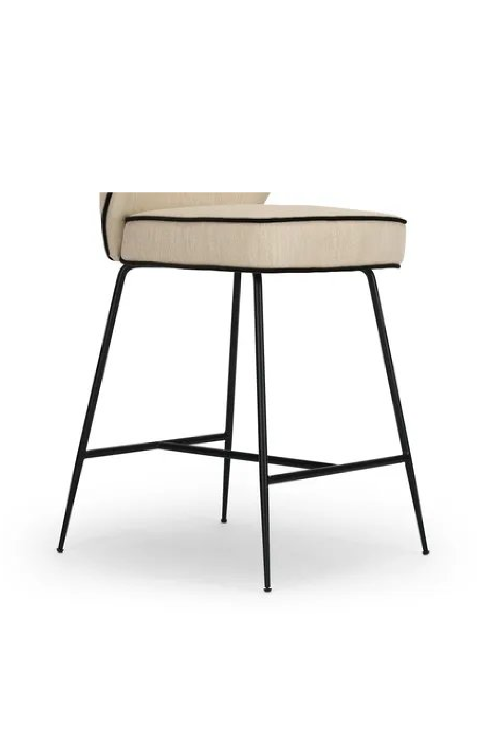 Piped Upholstered Counter Stool | NV Gallery Wayne | Oroa.com