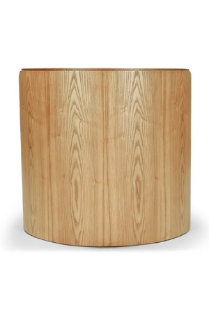 Oval Wood 2-Drawer Desk | NV Gallery Elipse | Oroa.com