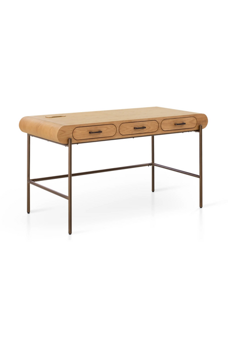 3-Drawer Wooden Desk | NV Gallery Drysdale | Oroa.com