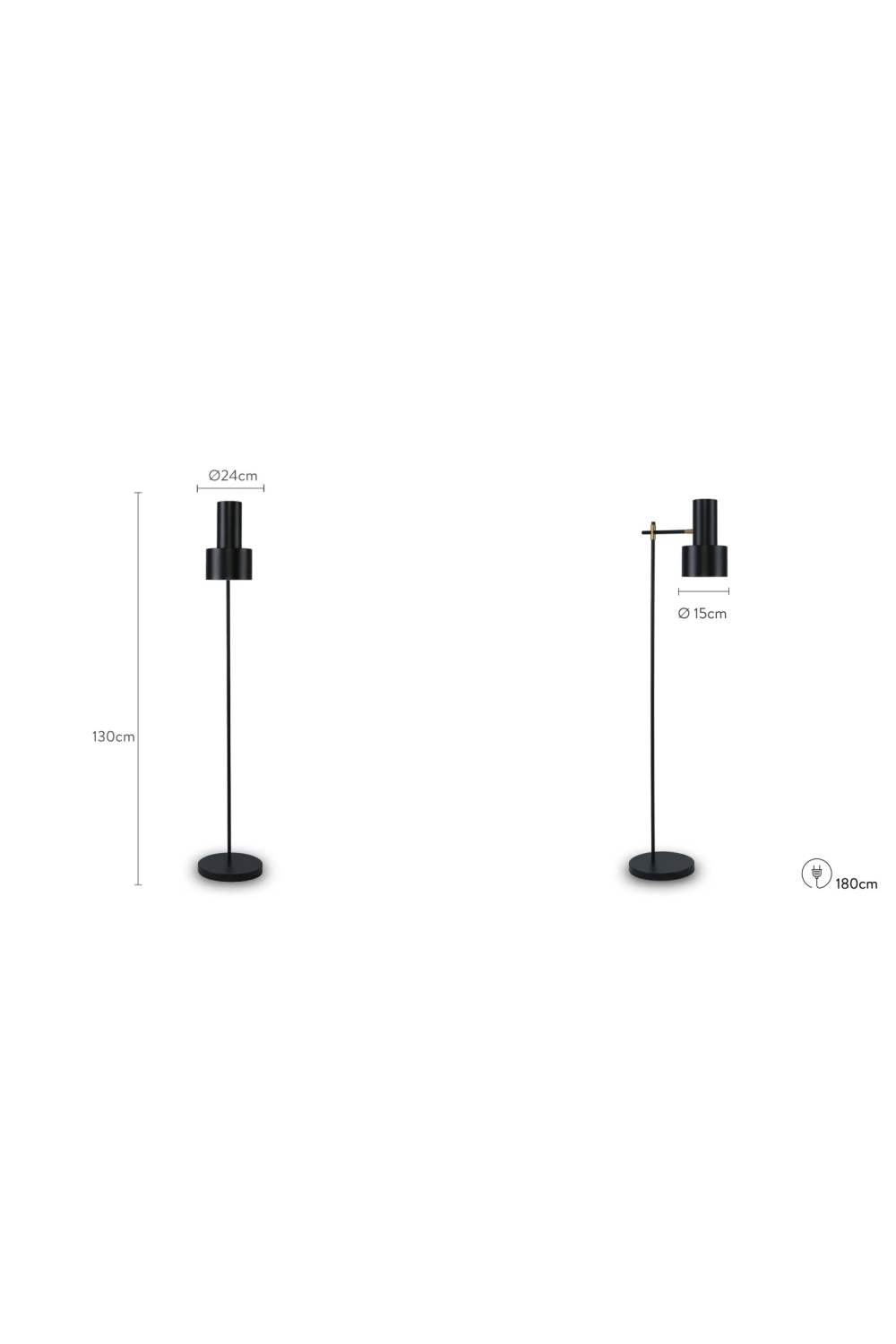 Black Spot Floor Lamp | NV Gallery Doubleshot | Oroa.com