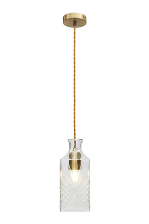 Engraved Glass Pendant Lamp | NV Gallery Adler