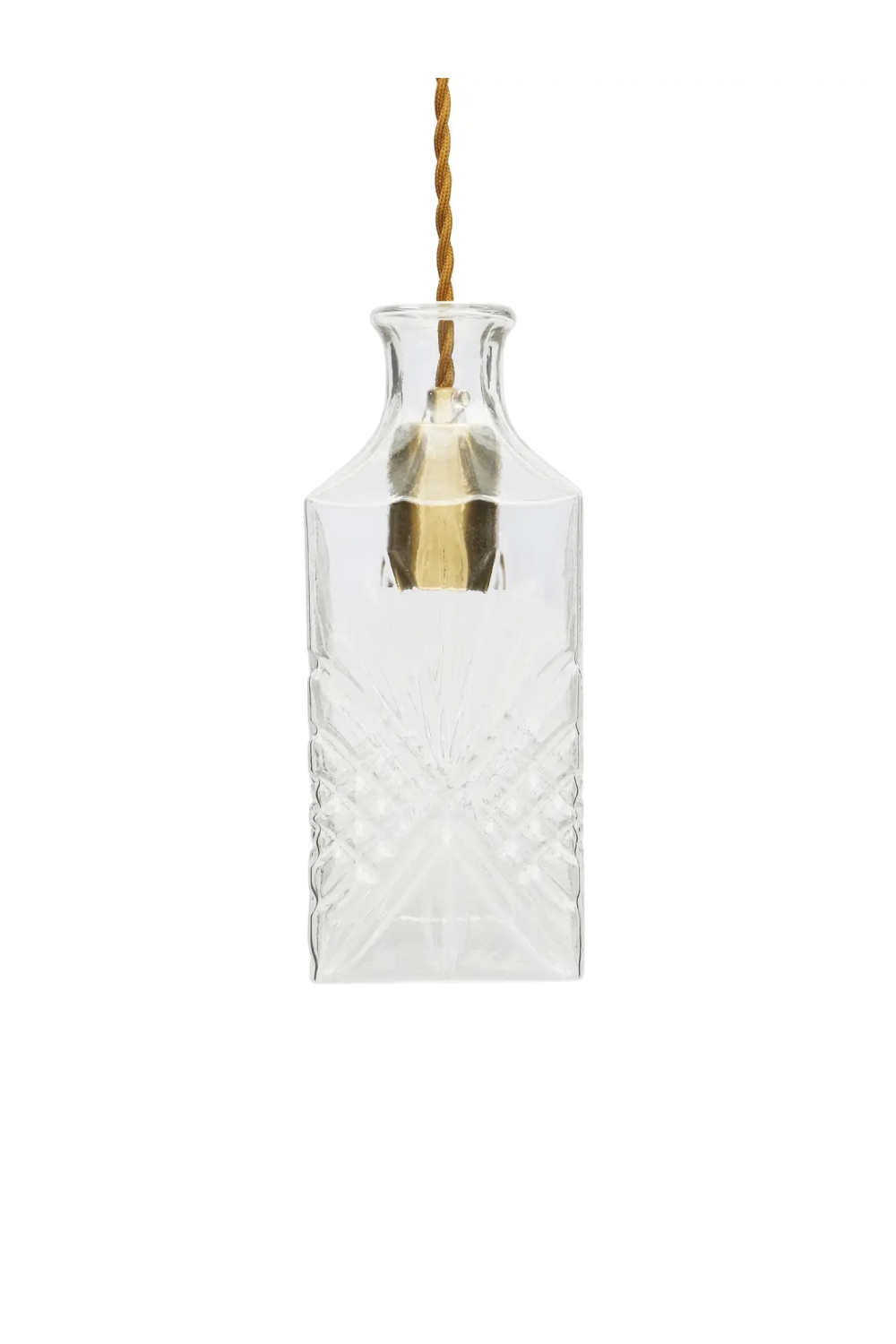 Engraved Glass Pendant Lamp | NV Gallery Adler
