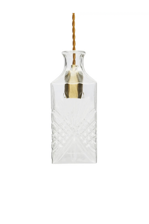 Engraved Glass Pendant Lamp | NV Gallery Adler