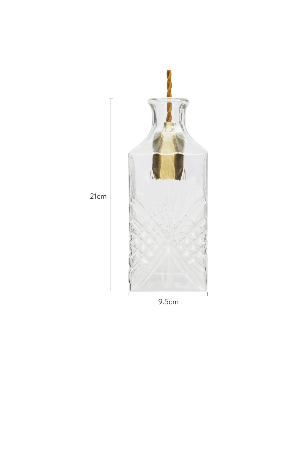Engraved Glass Pendant Lamp | NV Gallery Adler