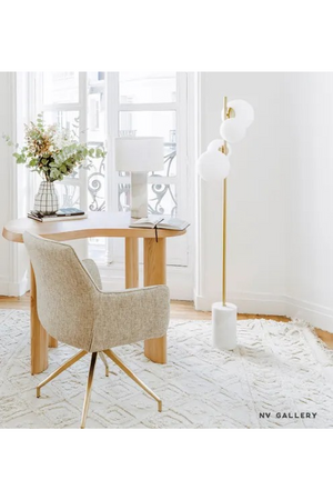 Glass Globes Floor Lamp | NV Gallery Skull | Oroa.com