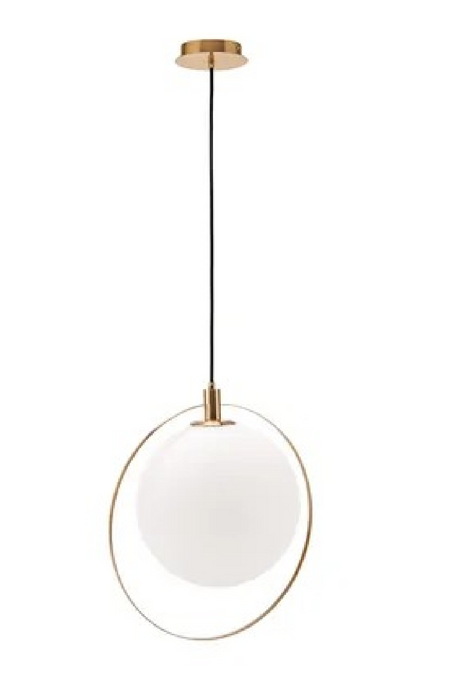 White Glass Sphere Pendant Lamp | NV Gallery Aurora | Oroa.com