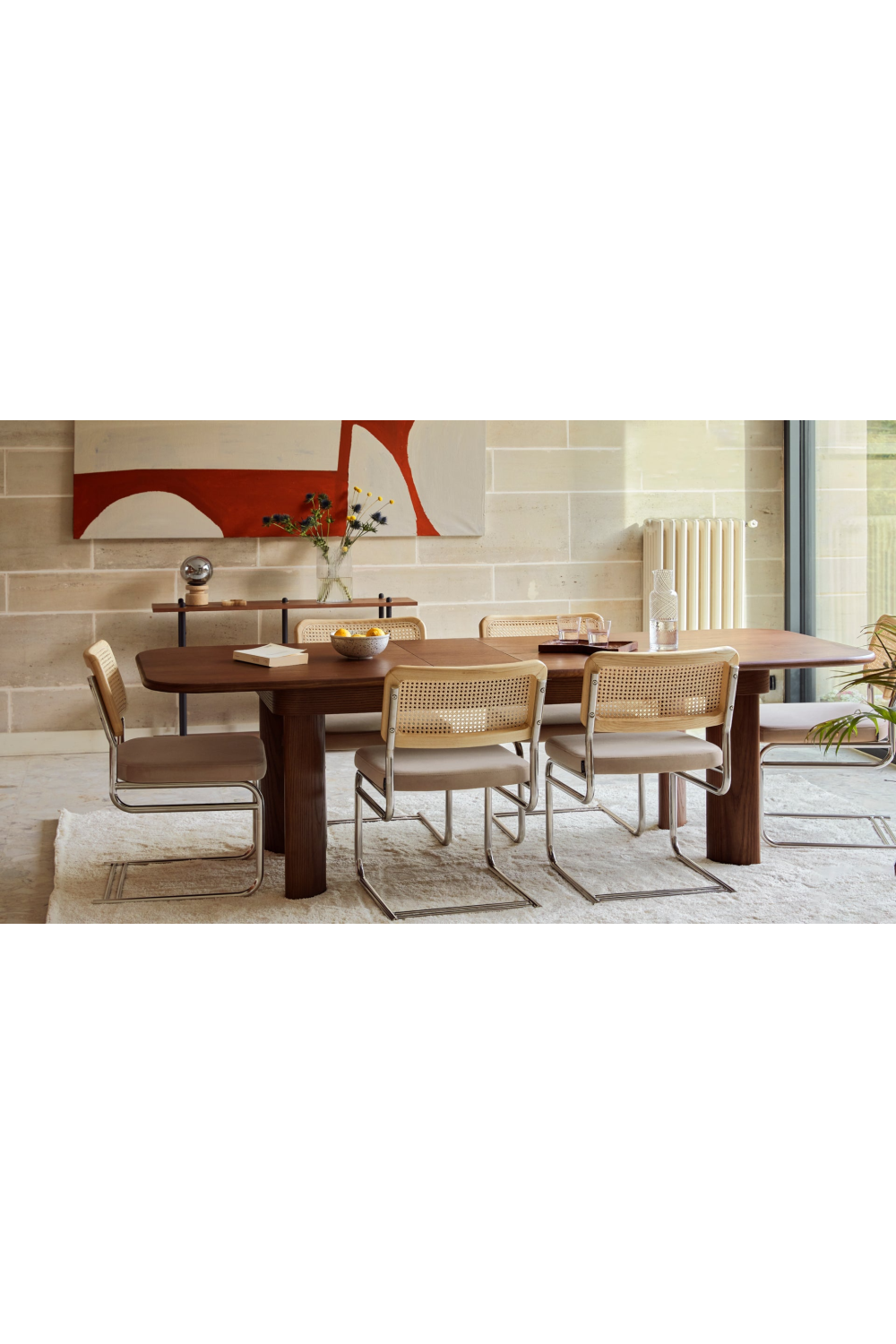 Walnut Veneer Extendable Dining Table | NV Gallery Offgrid | Oroa.com