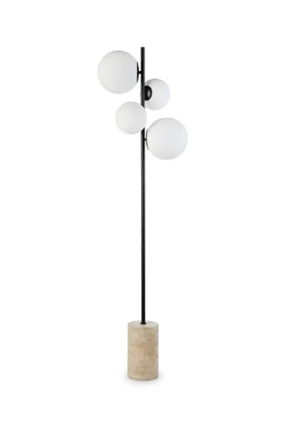 Glass Globes Floor Lamp | NV Gallery Skull | Oroa.com