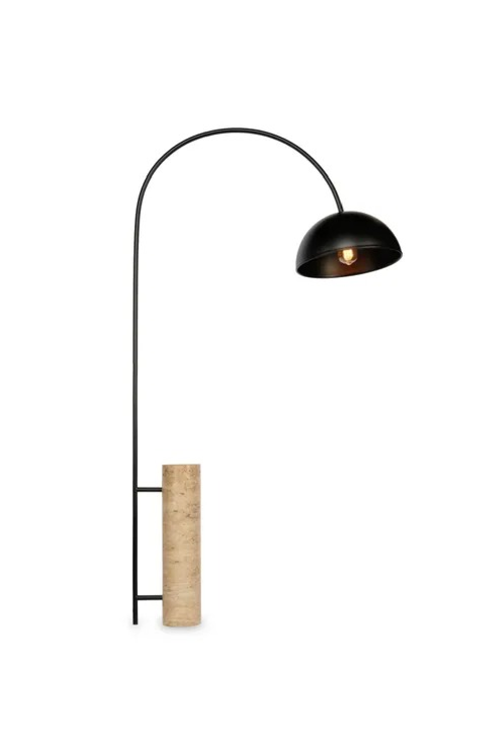 Travertine Base Floor Lamp | NV Gallery Ettore | Oroa.com